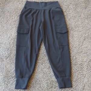 Athleta Venice High Rise Cargo Jogger - Black Sand S